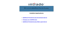 Desktop Screenshot of login.intrado.com